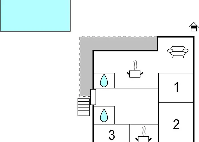 Apartamento Gorgeous In With Kitchen *